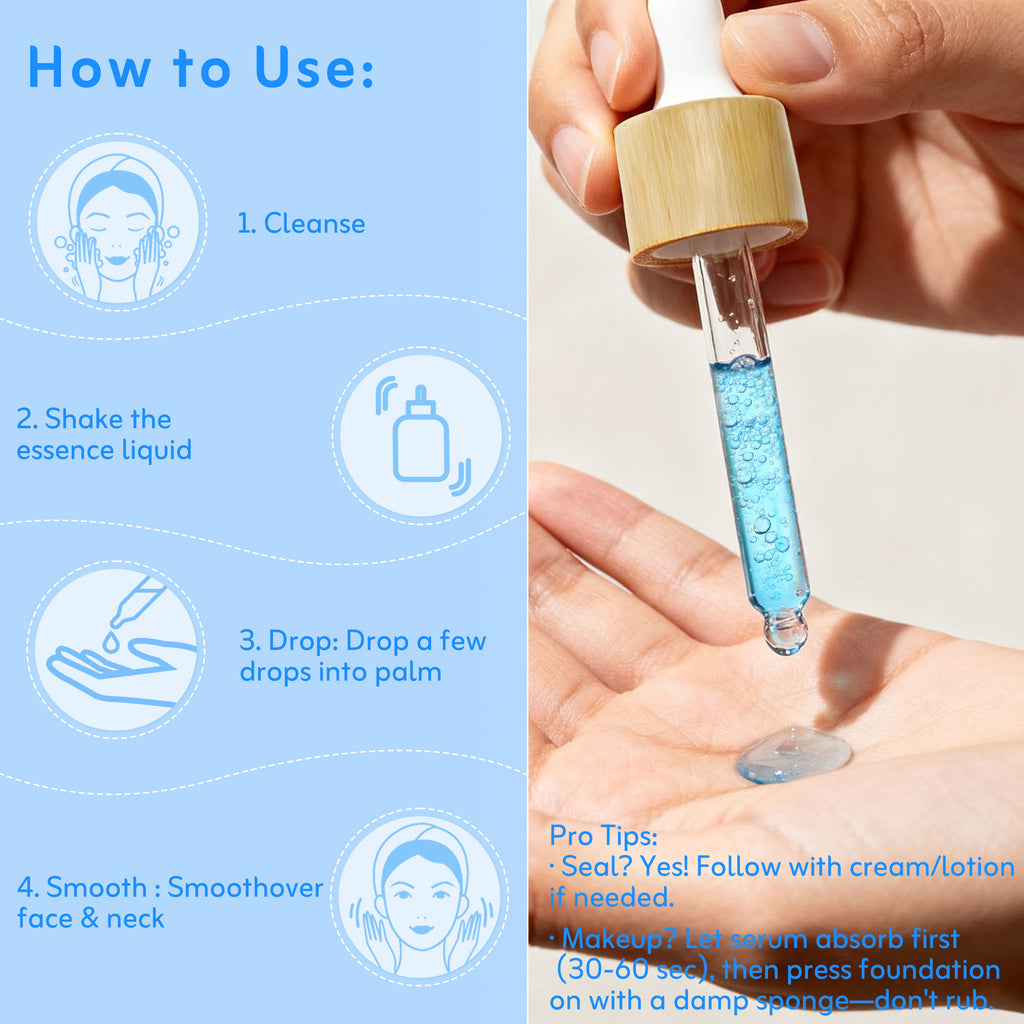 TEQUEIA Blue Copper Peptide Repair Serum | GHK-Cu Anti-Aging Face Serum